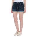 (取寄) トゥルーレリジョン ジェニー ビッグ T ショーツ True Religion Jennie Big T Shorts Dark Wash