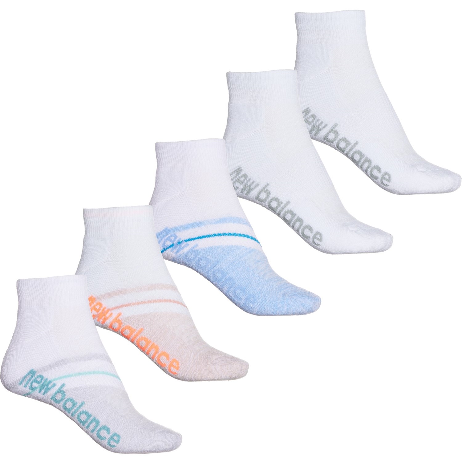 () j[oX fB[X X|[c-ptH[}X \bNX New Balance women Sport-Performance Socks (For Women) White