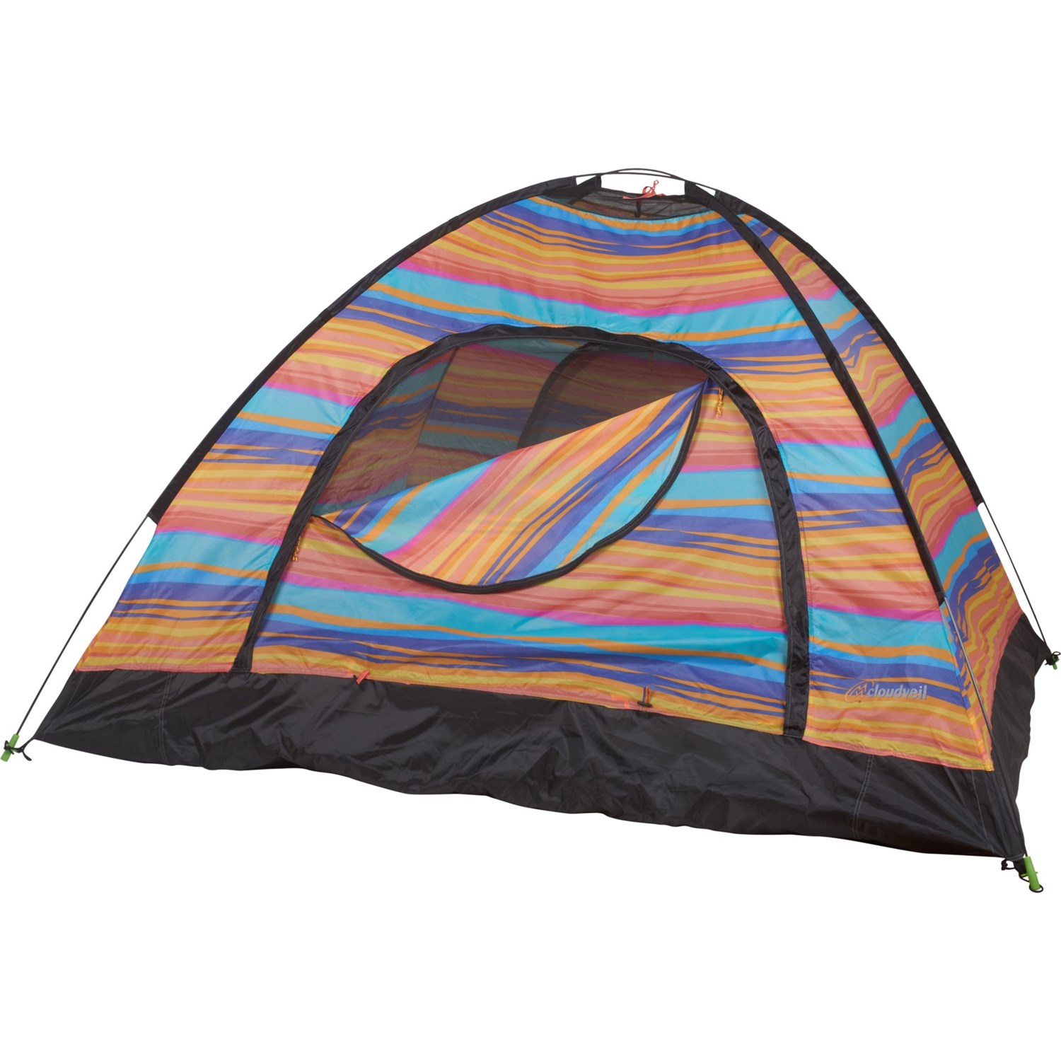 (取寄) クラウドベイル ポップ-アップ システム テント - 3-パーソン, 3-シーズン Cloudveil Pop-Up System Tent - 3-Person, 3-Season Rainbow