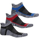 () TbJj[ Y CtFm NbV ^u m[V[ \bNX Saucony men Inferno Cushion Tab No-Show Socks (For Men) Grey Assorted 3