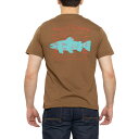 (取寄) エディーバウアー グラフィックス エディズ フィッシング キャンプ T-シャツ - ショート スリーブ Eddie Bauer Graphics Eddie's Fishing Camp T-Shirt - Short Sleeve Hazelnut