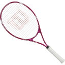 () EB\ gCAt ejX Pbg - Obv TCY 2 Wilson Triumph Tennis Racquet - Grip Size 2 Magenta/White