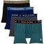 (取寄) ボルコム ハイ-パフォーマンス ボクサー ブリーフ - 4-パック Volcom High-Performance Boxer Briefs - 4-Pack Black/Gray/Navy/Green