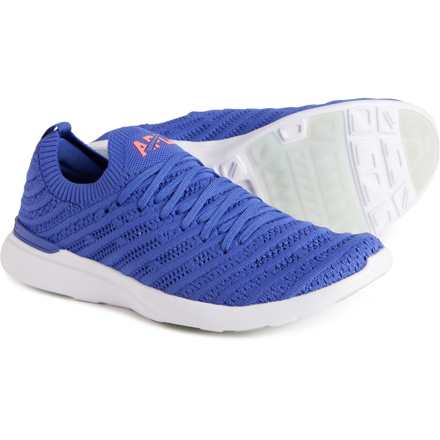 (取寄) APL レディース テックルーム ウェーブ ランニング シューズ APL women TechLoom Wave Running Shoes (For Women) Blue Haze/Impulse Red/White