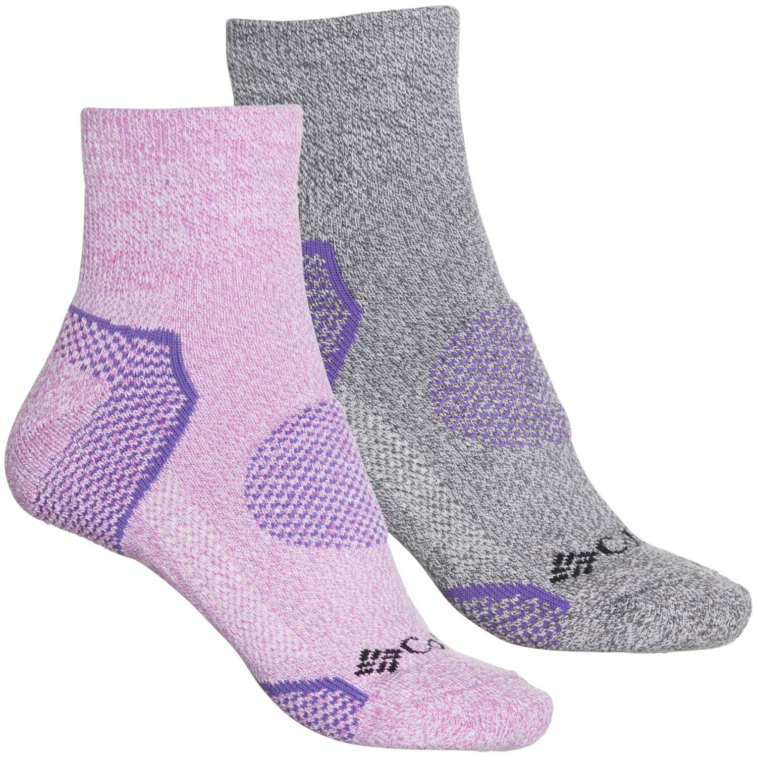 (取寄) コロンビアスポーツウェア レディース バランス ポイント ウォーキング ソックス Columbia Sportswear women Balance Point Walking Socks (For Women) Pink