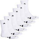 (取寄) アディダス メンズ クッション ソックス adidas men Cushioned Socks (For Men) White/Clear Onix Grey/Black