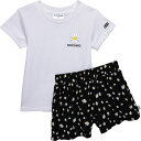 () XPb`[Y gh[ K[Y fCW[ GuC_[ T-Vc Ah V[c Zbg - V[g X[u Skechers Toddler Girls Daisy Embroidered T-Shirt and Shorts Set - Short Sleeve White/Black