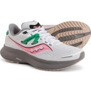 () TbJj[ fB[X KCh 16 jO V[Y Saucony women Guide 16 Running Shoes (For Women) White/Gravel