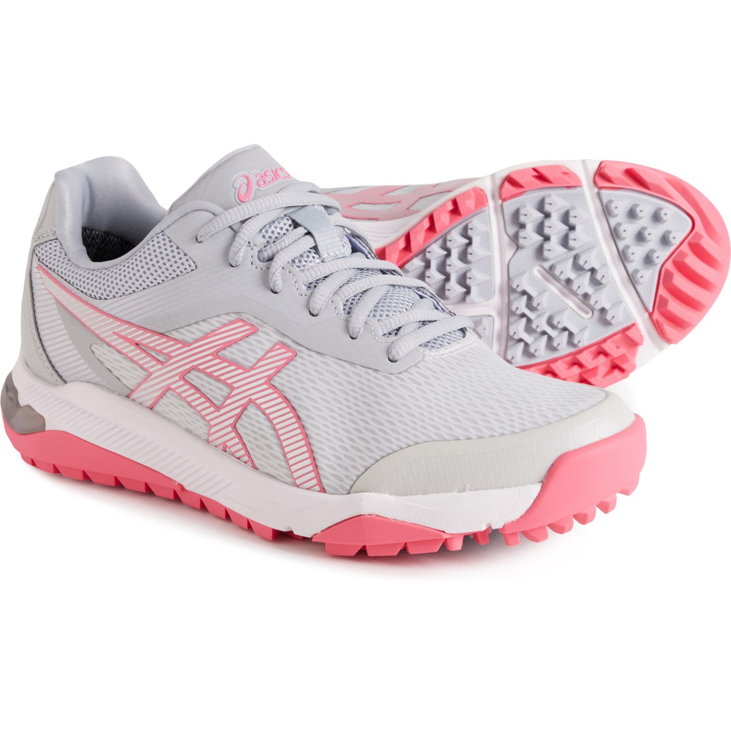 (取寄) アシックス レディース ゲル-コース エース ゴルフ スニーカー ASICS women Gel-Course Ace Golf Sneakers (For Women) Grey/Pink Camo