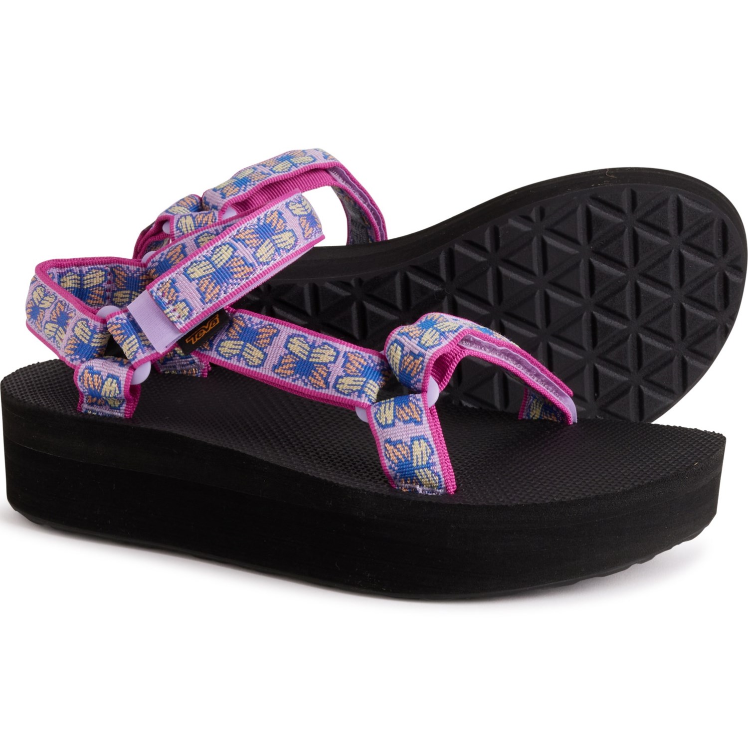 (取寄) テバ レディース フラットフォーム ユニバーサル サンダル Teva women Flatform Universal Sandals (For Women) Butterfly Lilac