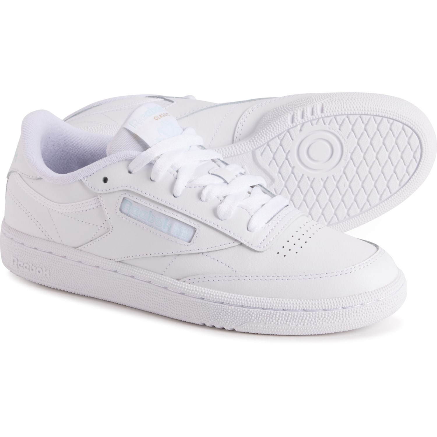 (取寄) リーボック レディース クラブ シー 85 スニーカー Reebok women Club C 85 Sneakers (For Women) Ftwwht/Ftwwht/Glablu