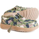 (取寄) ラモ ボーイズ アンド ガールズ ポーリー スリップ-オン シューズ LAMO Boys and Girls Paulie Slip-On Shoes Green Camo