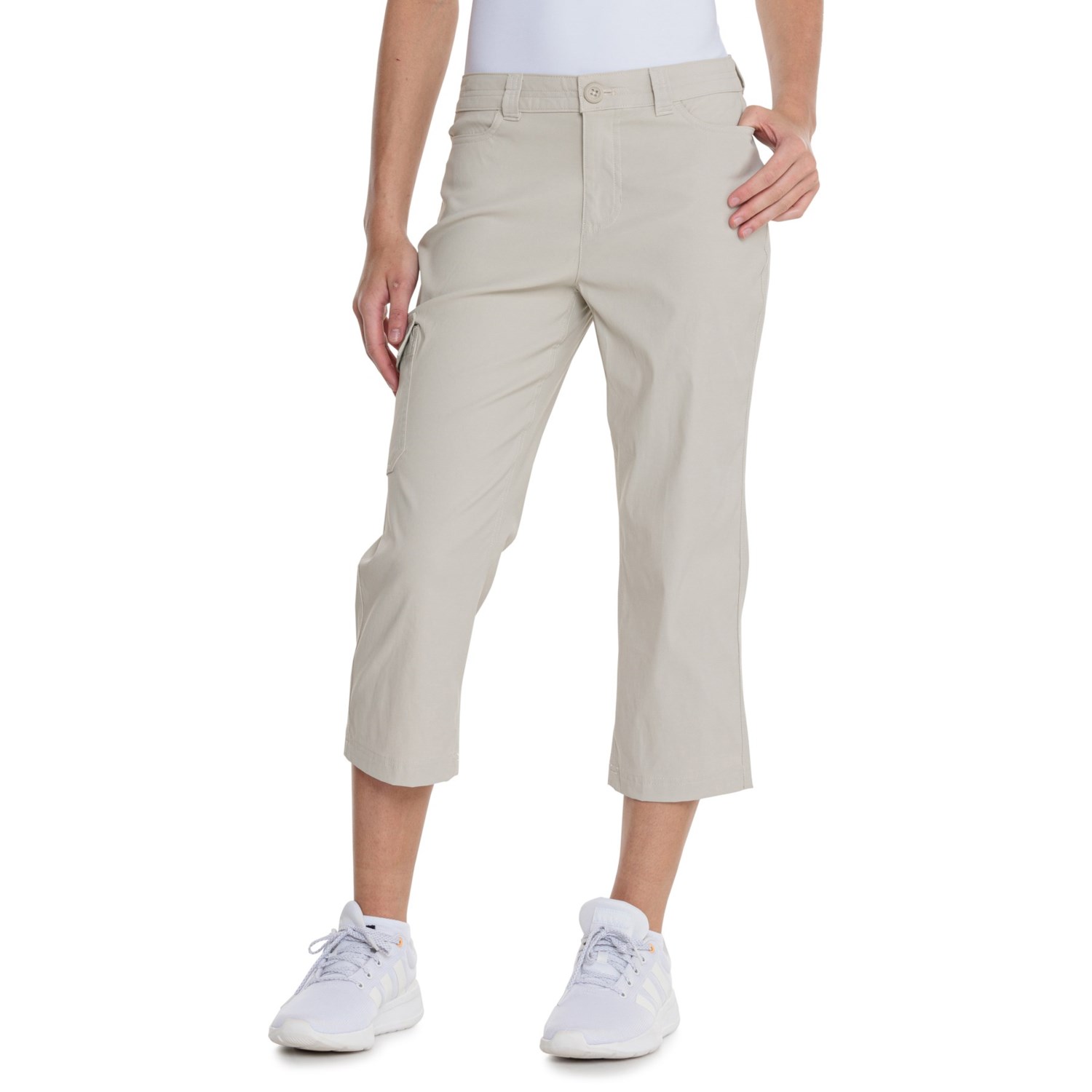 () GfB[oEA[ ebN Jv - Upf 50+ Eddie Bauer Tech Capris - UPF 50+ Pumice