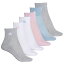 (取寄) アディダス レディース クッション アスレチック ソックス adidas women Cushioned Athletic Socks (For Women) Soft Vision/White/Light Grey