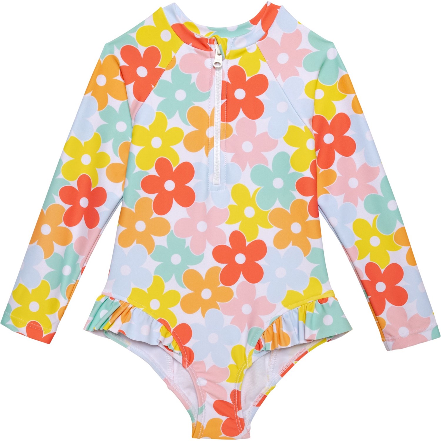 (取寄) トドラー ガールズ ワンピース スイムスーツ - Upf 50以上, ロング スリーブ Banana Boat Toddler Girls One-Piece Swimsuit - UPF 50+, Long Sleeve Marshmallow