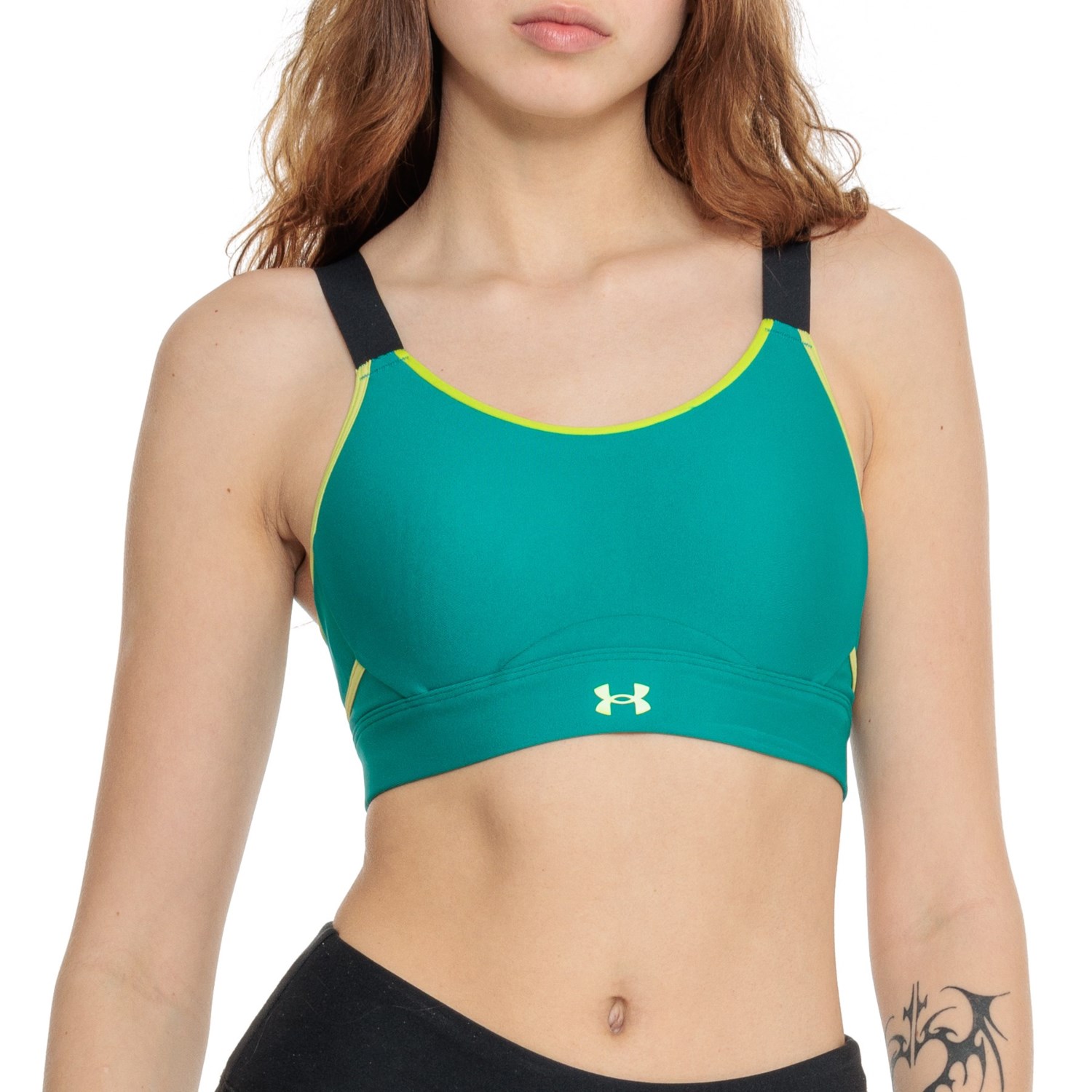 () A_[A[}[ CtBjeB NXI[o[ X|[c u - nC CpNg Under Armour Infinity Crossover Sports Bra - High Impact Green