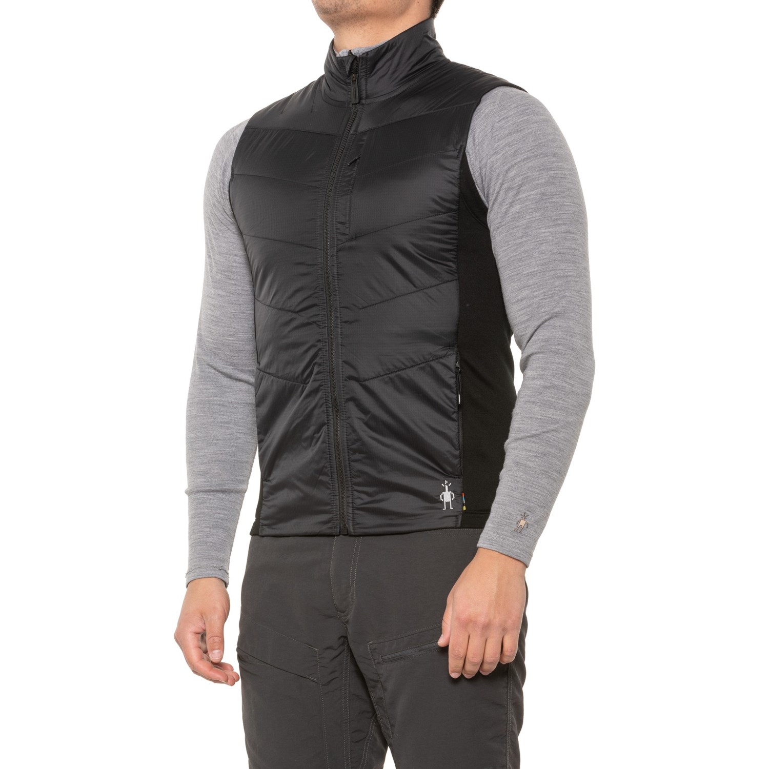 (取寄) スマートウール スマートロフト ベスト - インシュレイテッド メリノ ウール SmartWool Smartloft Vest - Insulated, Merino Wool Black