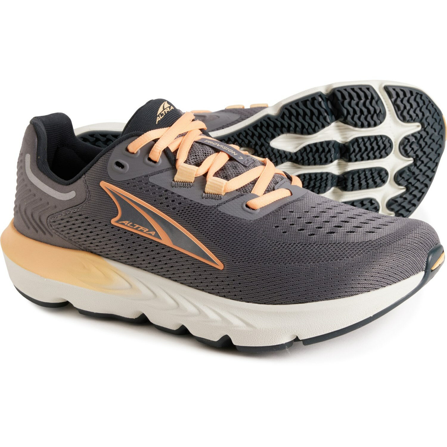 ビジョン (取寄) アルトラ レディース プロビジョン 7 ランニング シューズ Altra women Provision 7 Running Shoes (For Women) Gray/Orange