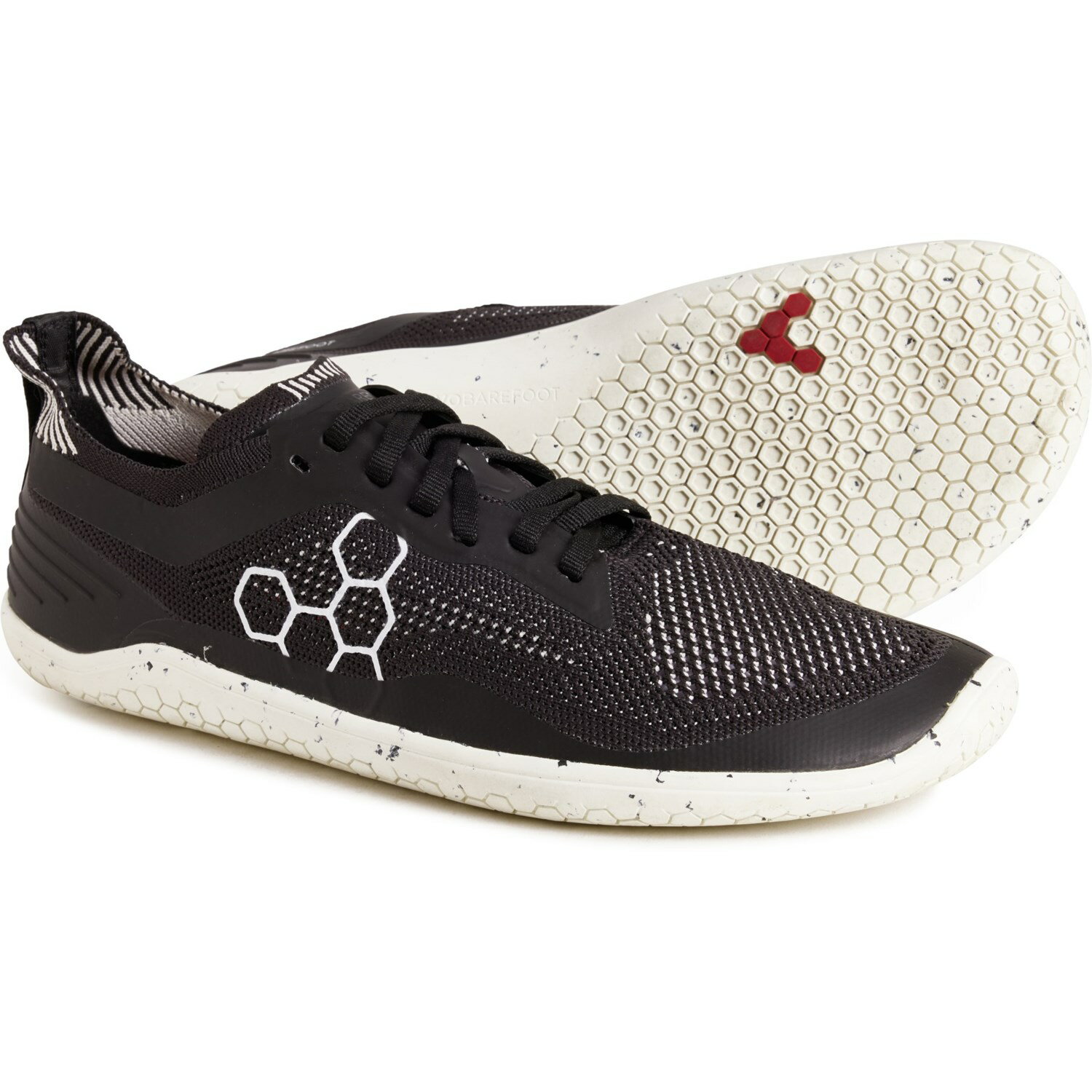 (取寄) ビボベアフット メンズ ゲオ レーザー ニット スニーカー VivoBarefoot men Geo Racer Knit Sneakers (For Men) Obsidian