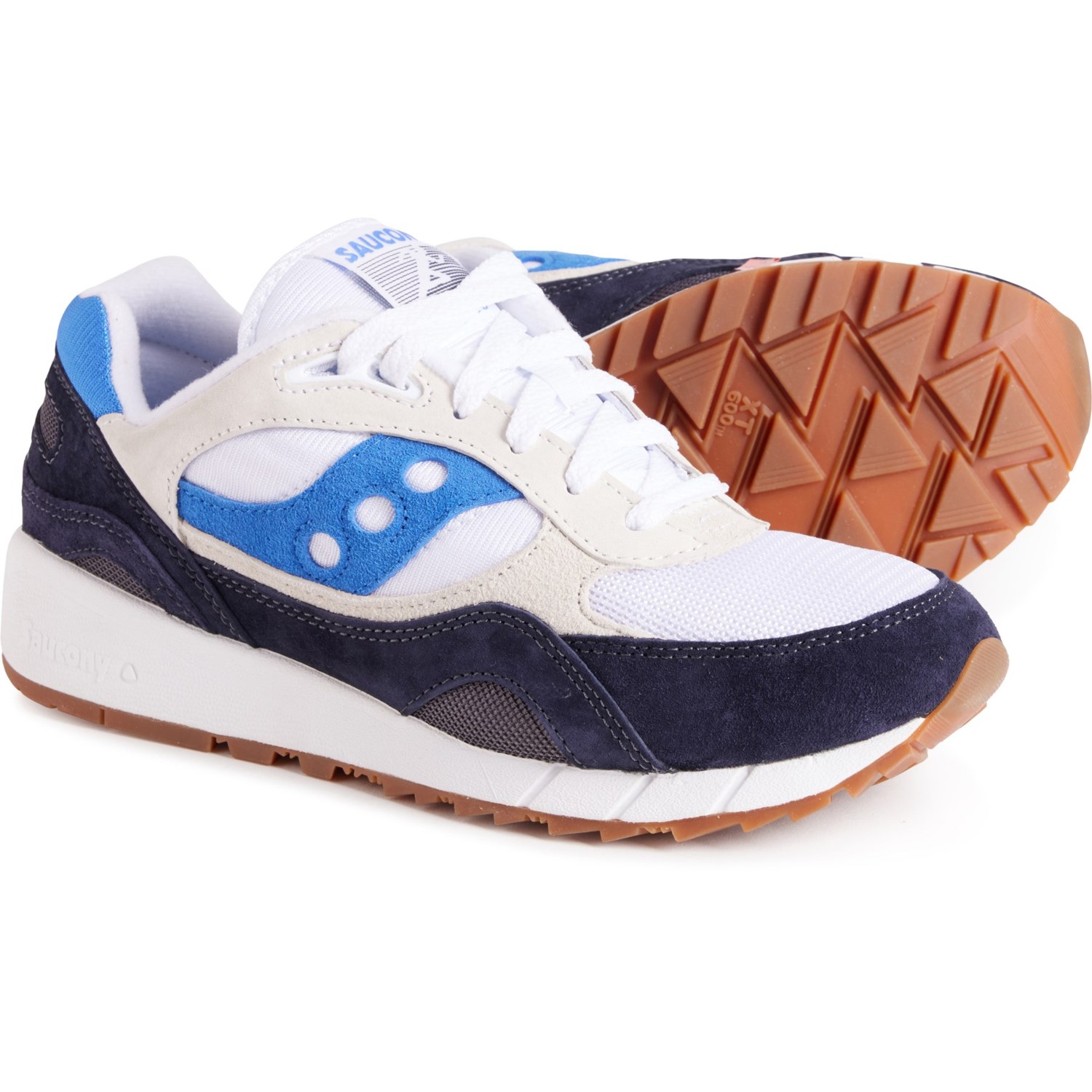 () åˡ  եå ˥ 塼 Saucony men Fashion Running Shoes (For Men) Wht/Navy/Blue