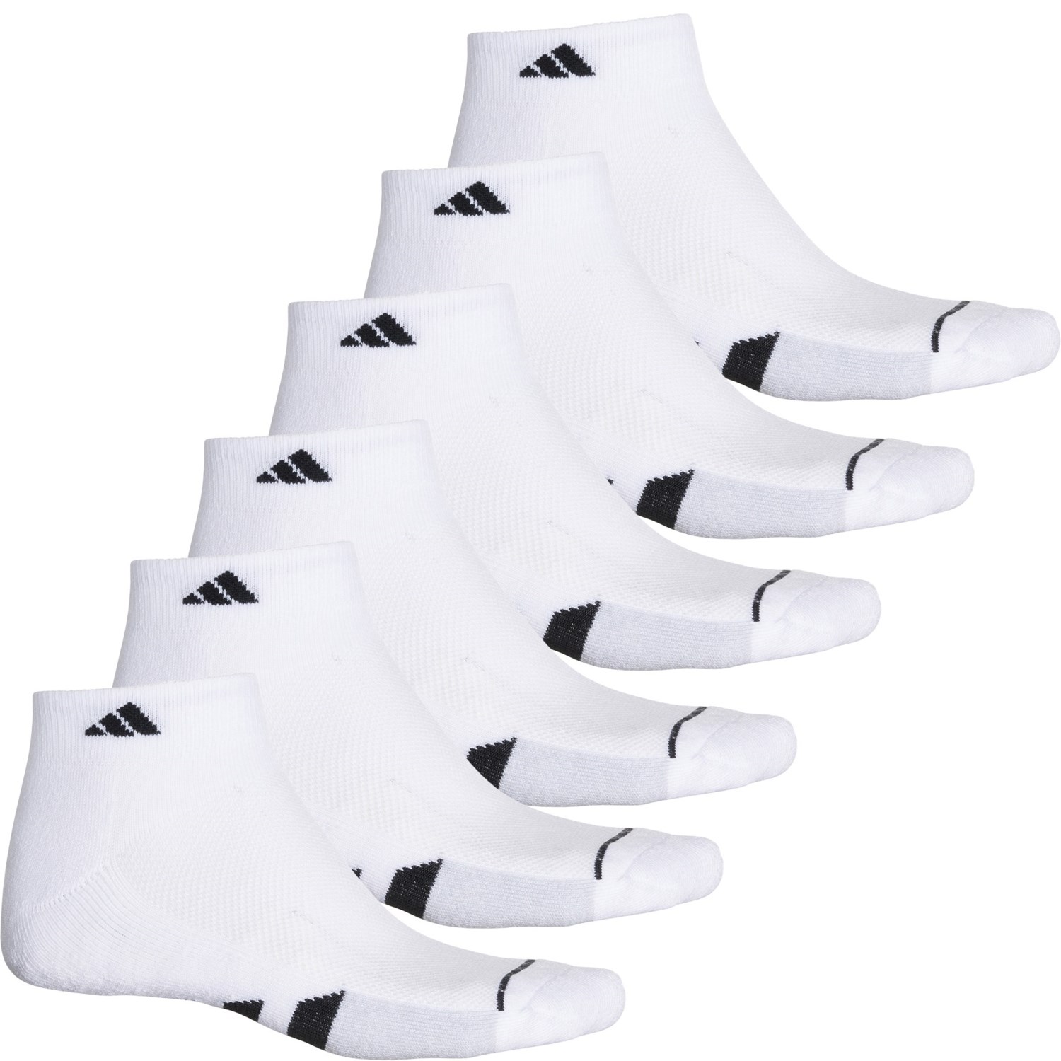 (取寄) アディダス メンズ クッション 2 ローカット ソックス adidas men Cushioned 2 Low-Cut Socks (For Men) White/Clear Onix Grey/Black