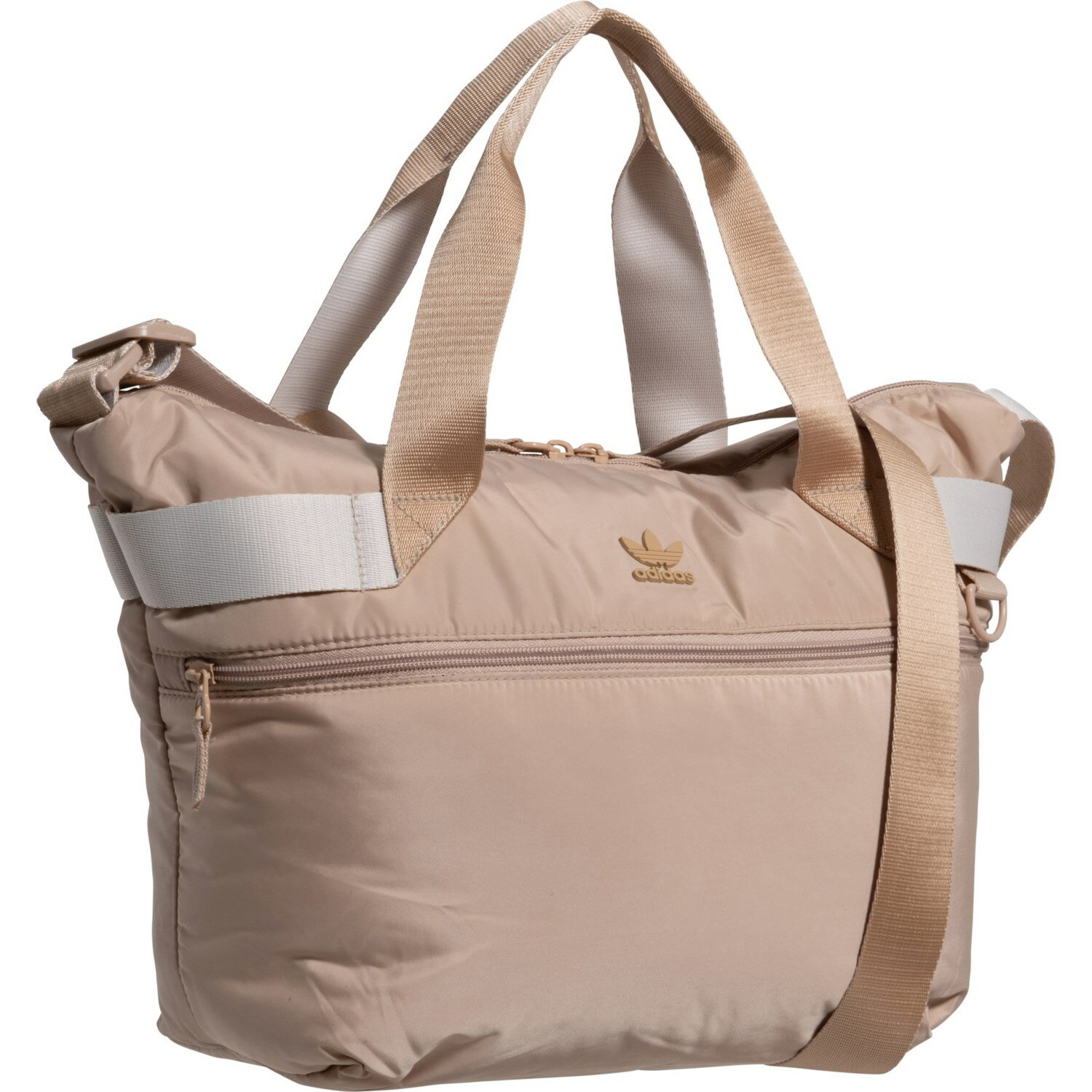 (取寄) アディダス レディース オリジナルス パファー ショッパー トート バッグ adidas women Originals Puffer Shopper Tote Bag (For Women) Magic Beige