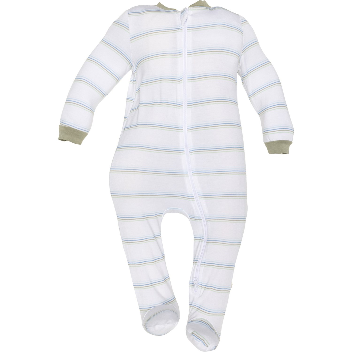 (取寄) ミルクベリー キッズ インファント ボーイズ ストライプ カバーオール - ロング スリーブ MILKBERRY kids Infant Boys Stripes Coveralls - Long Sleeve Green
