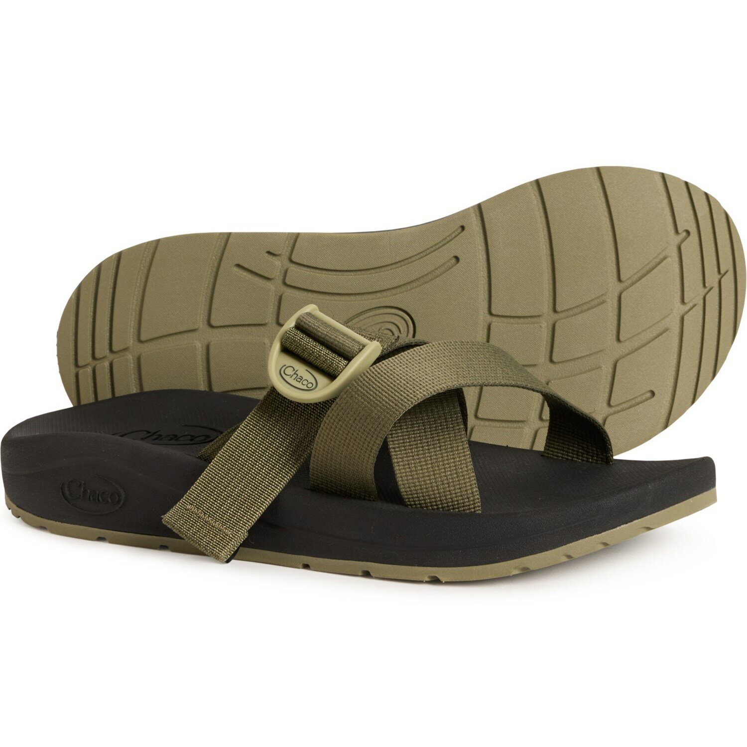 (取寄) チャコ メンズ チャコ スライド サンダル Chaco men Cushz Slide Sandals (For Men) Mossy Olive