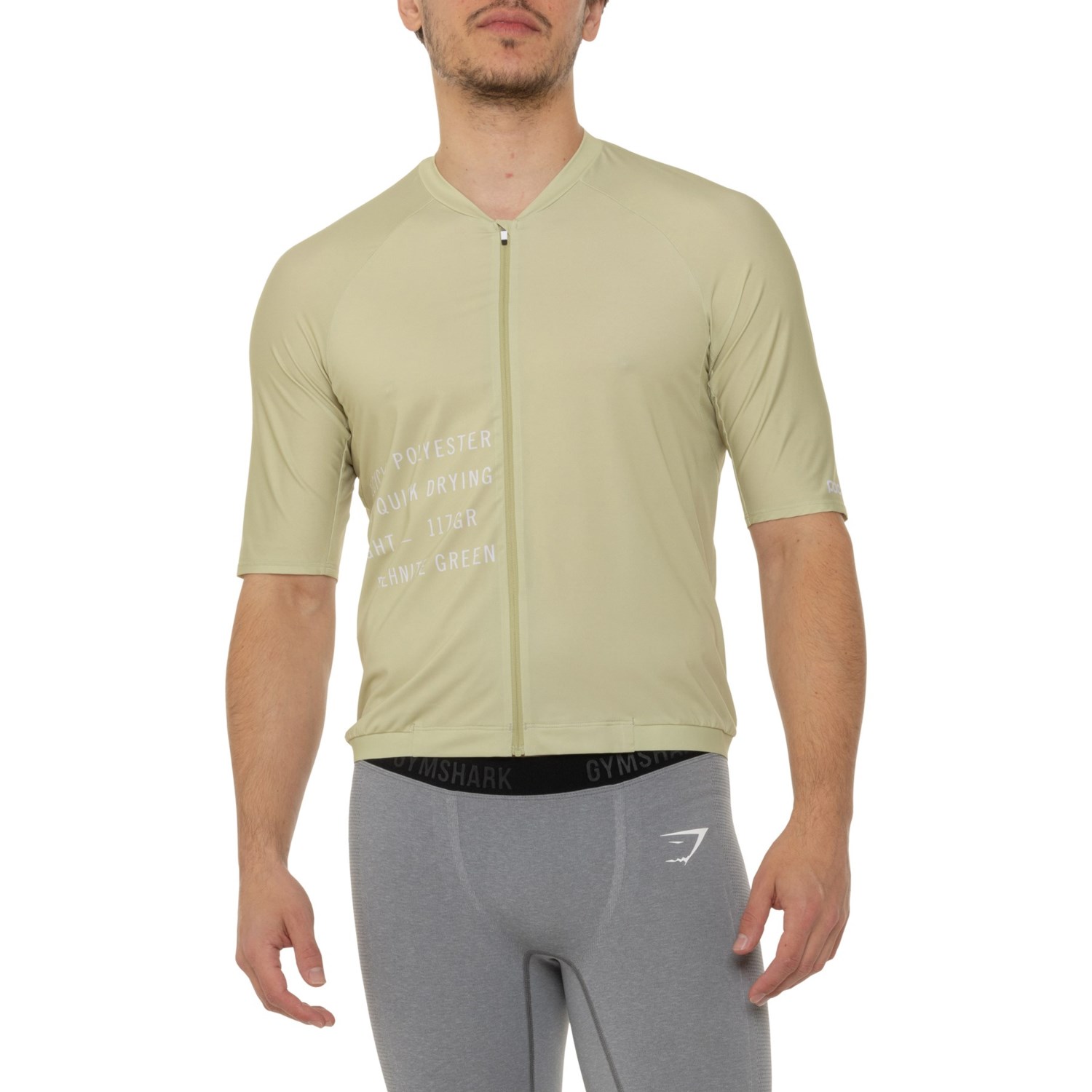 (取寄) POC メンズ ポック プリスティン プリント サイクリング ジャージ - フル ジップ, ショート スリーブ POC men Pristine Print Cycling Jersey - Full Zip, Short Sleeve Prehnite Green