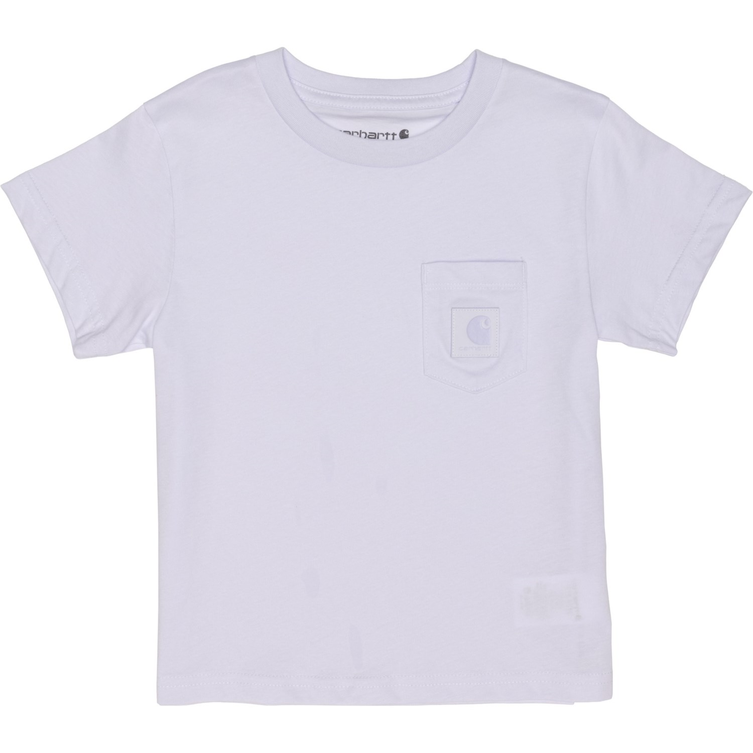 (取寄) カーハート キッズ カーハート リトル ガールズ トーナル パッチ ポケット T-シャツ - ショート スリーブ Carhartt kids Little Girls CA7109 Tonal Patch Pocket T-Shirt - Short Sleeve Pastel Pur