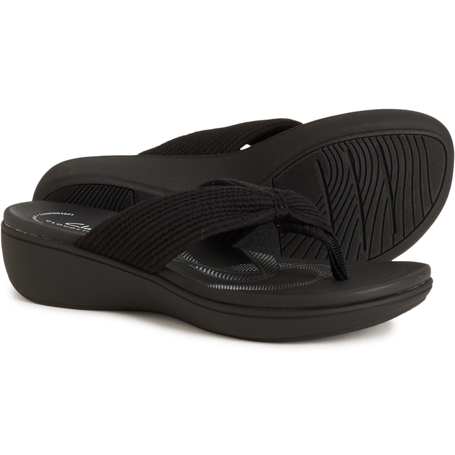 乐天商城 - (取寄) クラークス レディース クラークス ブリーズ ラエ エリン トング サンダル Clarks women Breeze Rae Erin Thong Sandals (For Women) Black
