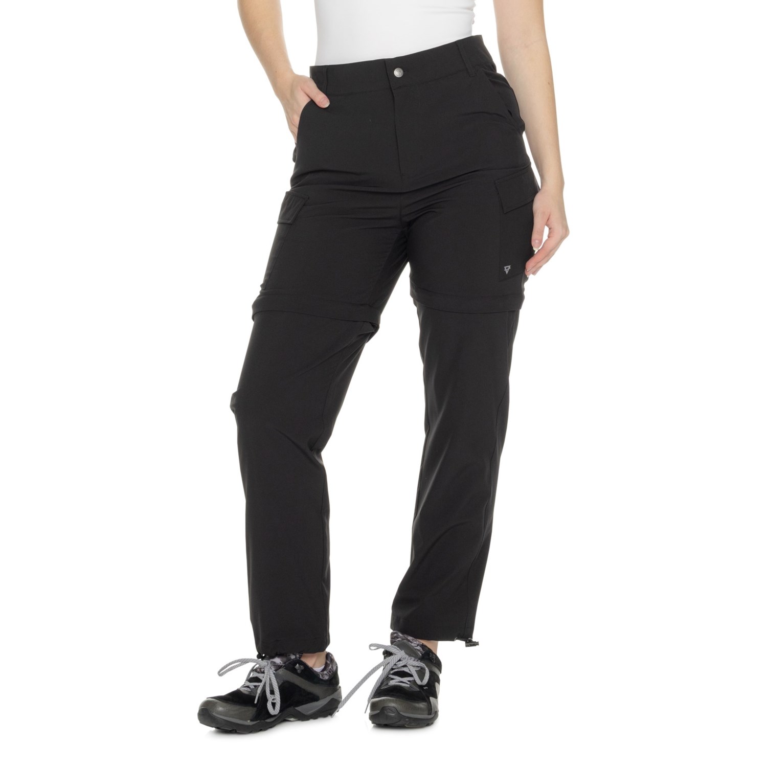 Outdoor Wear - (取寄) リフアウトドア レディース リブ アウトドア カスケード コンバーチブル ハイキング パンツ - Upf 50+ LIV OUTDOOR women Cascade Convertible Hiking Pants - UPF 50+ Black