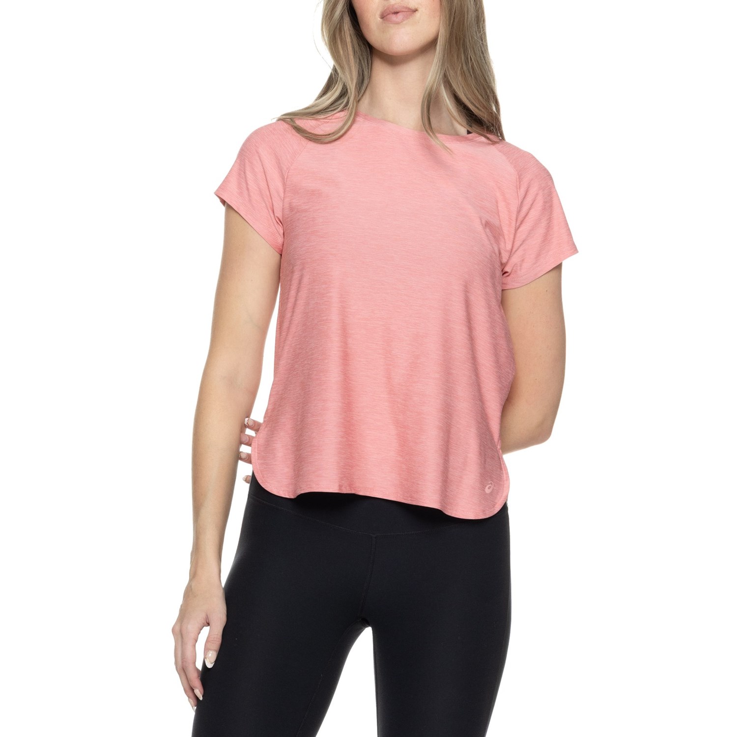 (取寄) アシックス レディース アシックス メッシュ バック T-シャツ - ショート スリーブ ASICS women Mesh Back T-Shirt - Short Sleeve Strawberry Ice Sd