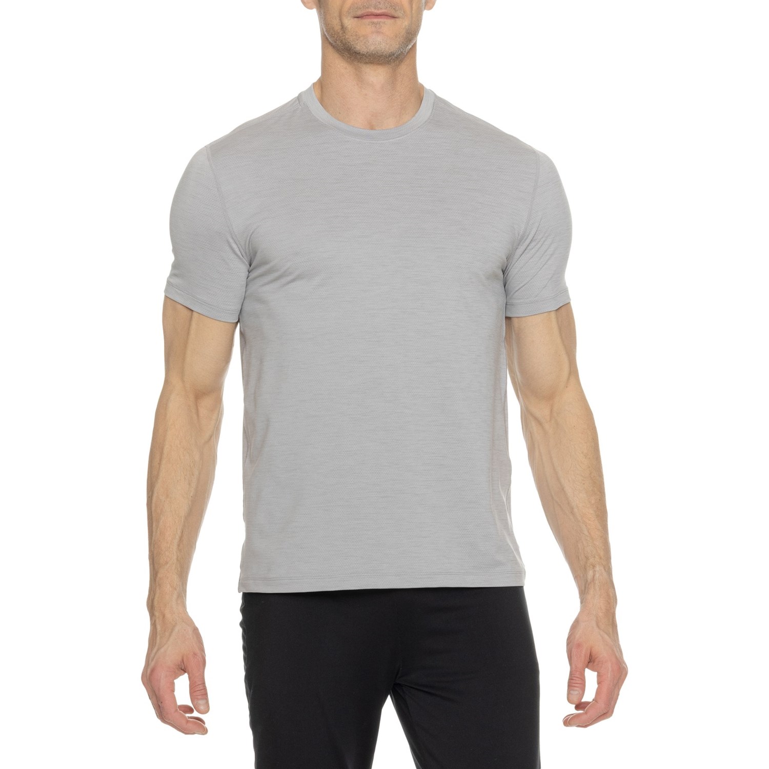 (取寄) テンサウザンド メンズ テン サウザンド インターバル T-シャツ - ショート スリーブ TEN THOUSAND men Interval T-Shirt - Short Sleeve Medium Grey