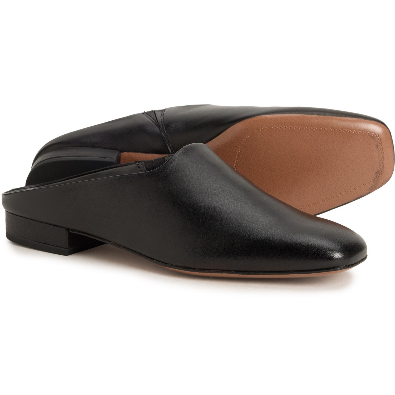 (取寄) フランコ サルト レディース フランコ サルト デイリー ミュール シューズ - レザー Franco Sarto women Daley Mule Shoes - Leather (For Women) Black