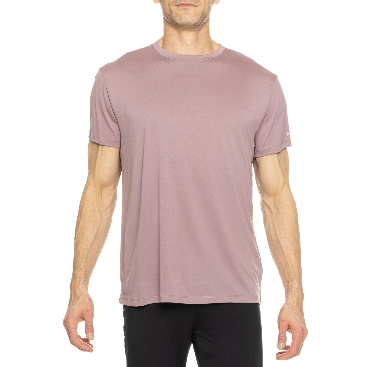 (取寄) メンズ ケネス コール アクティブ アクティブ T-シャツ - ショート スリーブ Kenneth Cole Active men Active T-Shirt - Short Sleeve Mauve Purple