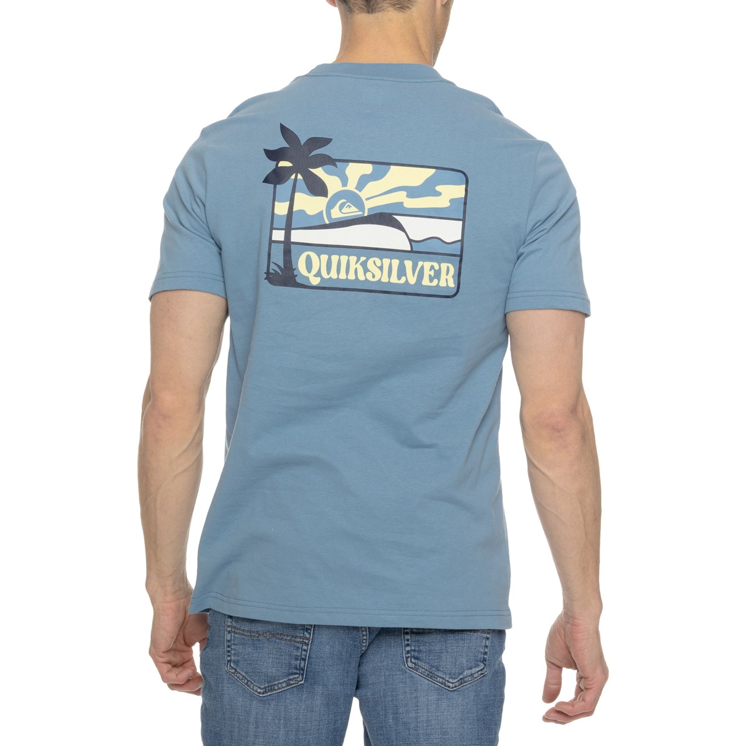 Rakuten - (取寄) クイックシルバー メンズ クイックシルバー ノクタ グラフィック T-シャツ - ショート スリーブ Quiksilver men Nocta Graphic T-Shirt - Short Sleeve Blue Shadow