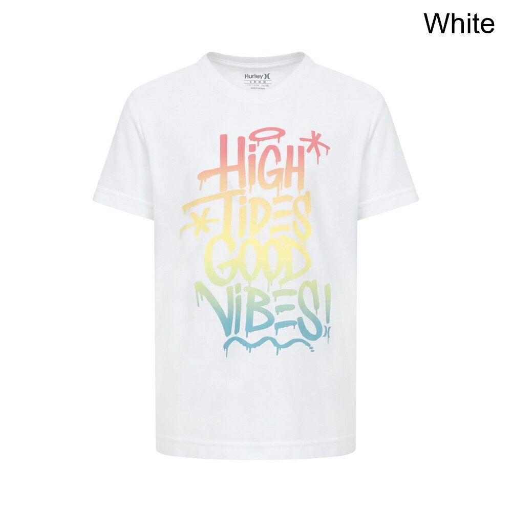 ■商品詳細■特徴 1このHurley?キッズVibinグラフィックTシャツで、あなたの子供を注目の的にしましょう。目を引くグラフィックプリントが施されたこのTシャツは、彼らのアウトフィットゲームを全く新しいレベルに引き上げます。このグラフィックTシャツは、短い袖、クルーネック、ストレートヘムのスタイルです。プレミアムジャージーで作られており、快適さと耐久性を提供し、ただの1シーズン以上持続します。■特徴 2クラシックフィット。■特徴 3綿60%、ポリエステル40%。■特徴 4洗濯機で洗えます。■特徴 5輸入品。■備考(取寄) ハーレー ヴィビンググラフィックTシャツ（リトルキッド） hurley Vibin Graphic T-Shirt (Little Kid)キッズブラ ブラジャー ガールズ レディース ブランド スポブラ 下着 ファッション ジュニアsix_10012950