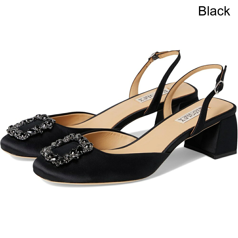 ■商品詳細■特徴 1Badgley Mischka? Viviaは、目を引く洗練されたサンダルです。シルクのアッパーで作られたこのスリングバックは、クリスタル装飾のスクエアトゥを特徴としています。低いブロックヒールは、快適さを犠牲にすることなくスタイリッシュな高さを提供し、バックル調整ストラップはしっかりとしたフィット感を保証します。■特徴 2通気性のあるレザーライニングとクッション入りインソール。■特徴 3レザーアウトソール。■特徴 4輸入品。■特徴 5製品の測定はサイズ7、幅Mを使用して行われました。測定値はサイズによって異なる場合がありますのでご注意ください。■特徴 6測定値：ヒールの高さ：2インチ■備考(取寄) バッジリー・ミシュカ ヴィヴィア badgley mischka Viviaレディース シューズ 靴 トレーニング フィットネス スポーツ ブランド 女性 大きいサイズ ビックサイズsix_10022097
