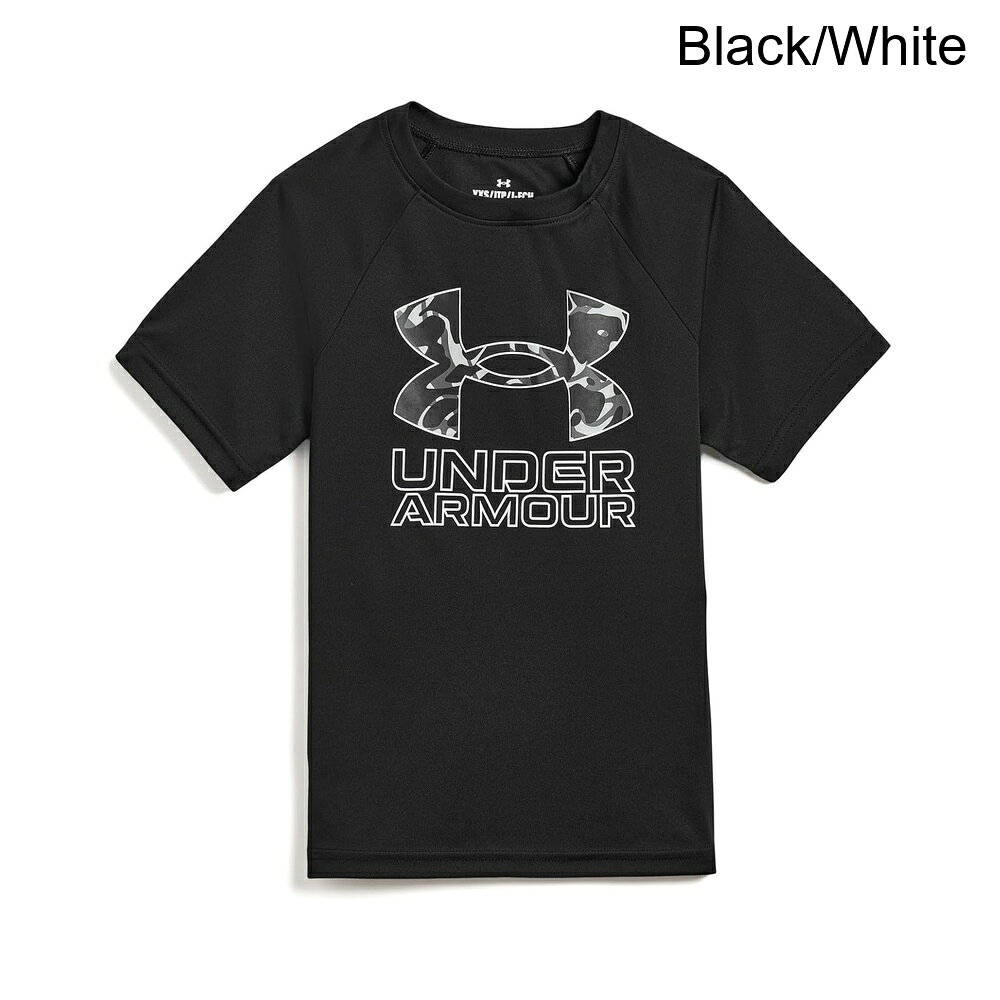 (取寄) アンダーアーマー テックハイブリッドプリント半袖Tシャツ（ビッグキッズ） under armour Tech Hybrid Print Short Sleeve T-Shirt (Big Kid)