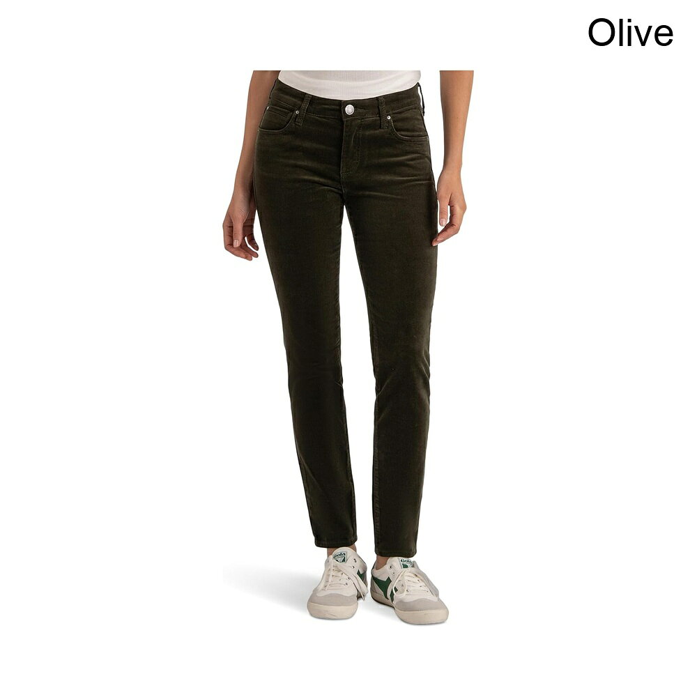 (取寄) カット フロム ザ クロス ダイアナコーデュロイスキニーオリーブ kut from the kloth Diana Corduroy Skinny in Olive