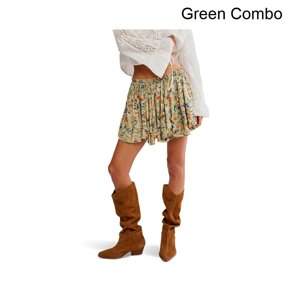 (取寄) フリーピープル ワンスリーチャームプリントミニスカート free people One Third Charm Printed Mini Skirt