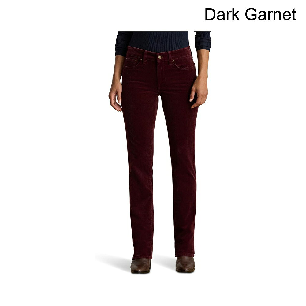 (取寄) ラルフ・ローレン ストレッチコーデュロイミッドライズストレートパンツ lauren ralph lauren Stretch Corduroy Mid-Rise Straight Pants