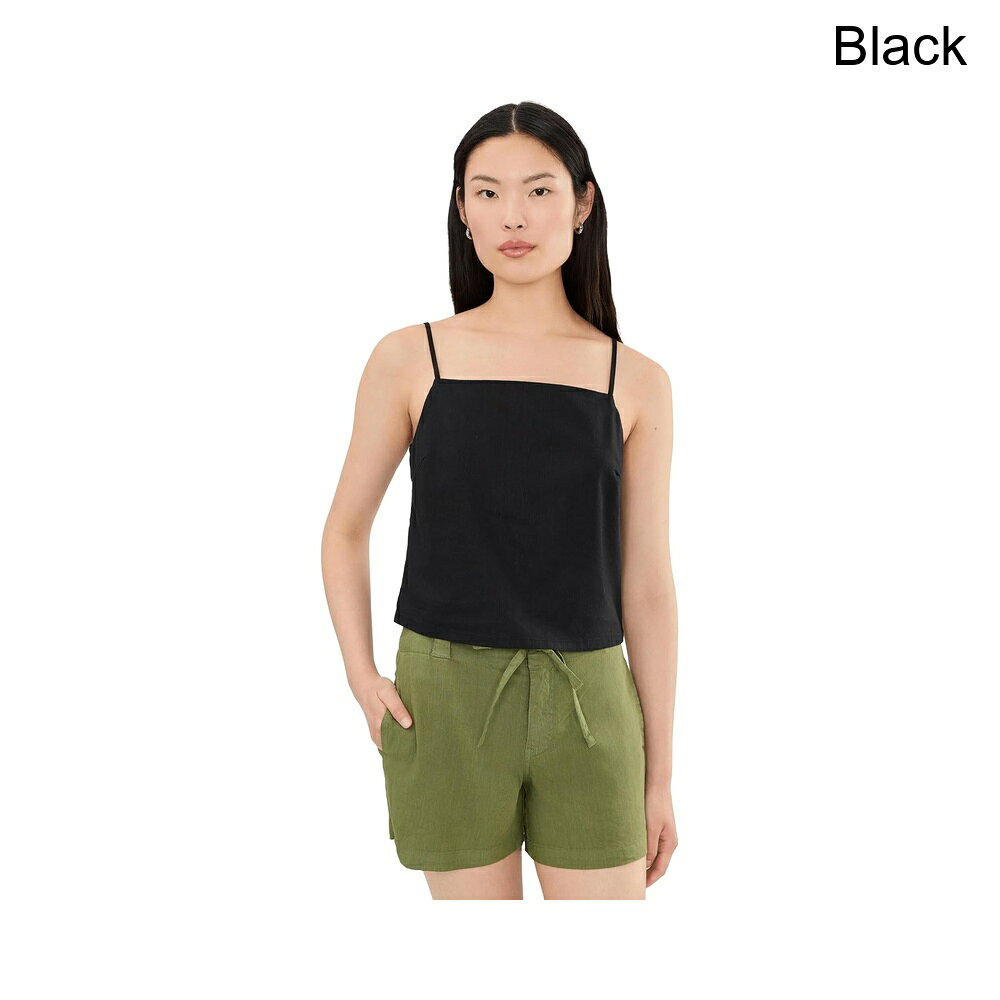 (取寄) カット フロム ザ クロス ケリリネンスパゲッティストラップトップ kut from the kloth Kerri Linen Spaghetti Strap Top