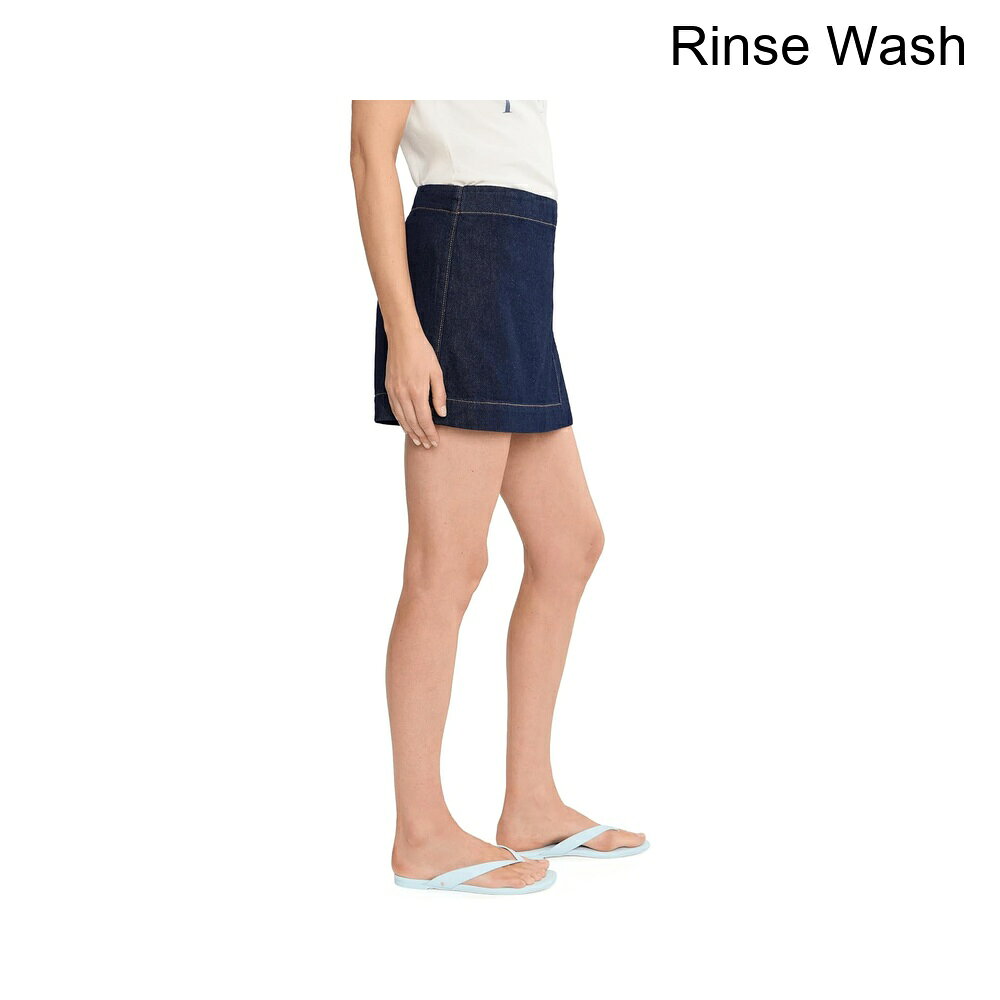 スウィートラグの(取寄) メイドウェル デニムラップミニスコート madewell Denim Wrap Mini Skort｜アングル3