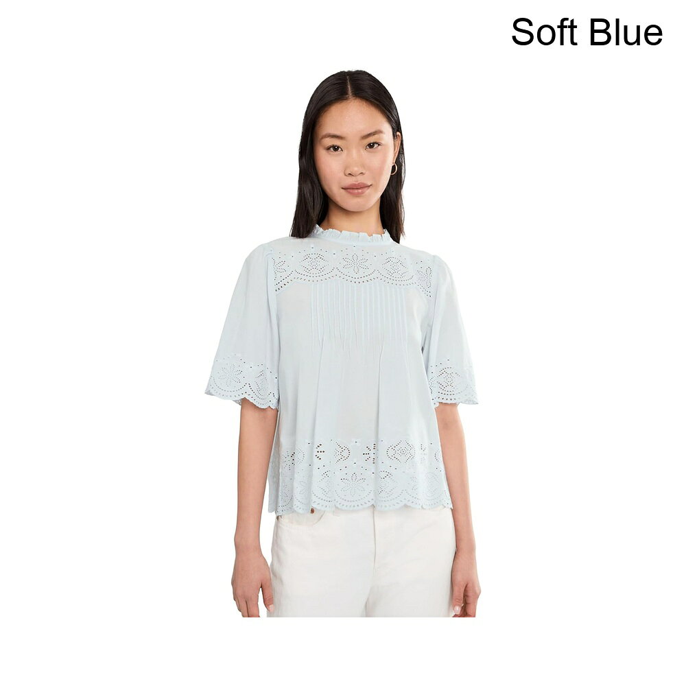 ■商品詳細■特徴 1Madewell?刺繍ピンタックハイネックトップを着て、際立った魅力を披露しましょう。高いネックラインと、微妙なテクスチャーと構造を加えるピンタックの前のひだが特徴です。デザインは、全体にアイレットとスカラップエッジで高められています。■特徴 2リラックスフィット。■特徴 3肘丈の袖。■特徴 4ボタン付きのキーホールバッククロージャー。■特徴 5100%コットン。■特徴 6洗濯機で洗えます。■特徴 7輸入品。■備考(取寄) メイドウェル 刺繍ピンタックハイネックトップ madewell Embroidered Pintuck High-Neck Topレディース キャップ 帽子 ブランド ファッション 女性 スポーツ カジュアルsix_10055382