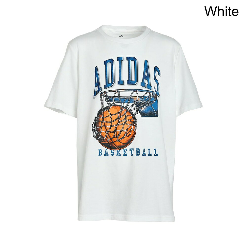 ■商品詳細■特徴 1快適でシックなadidas?キッズバスケットボールダンクTシャツを着て、ゲームへの愛をアピールしましょう。プルオンスタイルのTシャツは、クルーネック、短い袖、胸にブランドグラフィック、ストレートヘムを特徴としています。■特徴 2100% コットン。■特徴 3冷水で洗濯機洗い。■特徴 4輸入品。■特徴 5製品の寸法はサイズXL（18ビッグキッズ）を使用して測定されました。サイズによって寸法が異なる場合がありますのでご注意ください。■特徴 6寸法: 長さ: 26インチ■備考(取寄) アディダス バスケットボールダンクTシャツ（ビッグキッズ） adidas Basketball Dunk Tee (Big Kid)adidas アディダス キッズ タンクトップ インナー トップス 肌着 ブランド ファッション スポーツ カジュアル ストリートsix_10059165