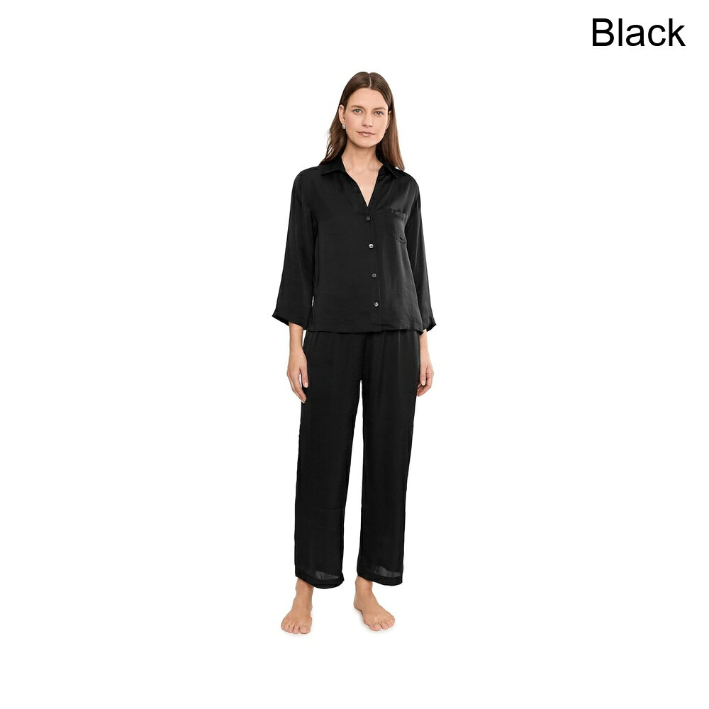 (取寄) ナトリ アシュリーウォッシュドサテンアイコンパジャマセット natori Ashley Washed Satin Icon Pajama Set