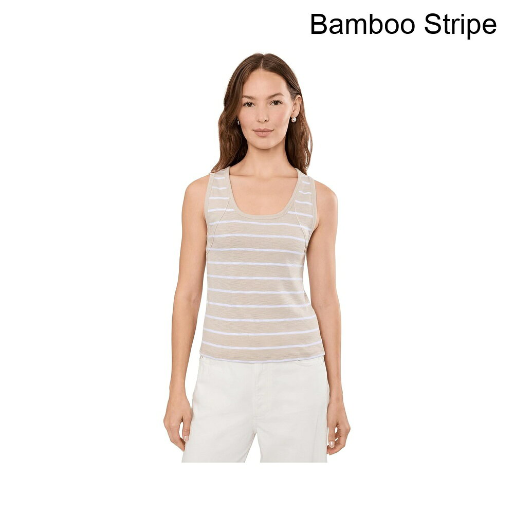 (取寄) リラ・ピー ストライプワイドストラップタンク lilla p Striped Wide Strap Tank