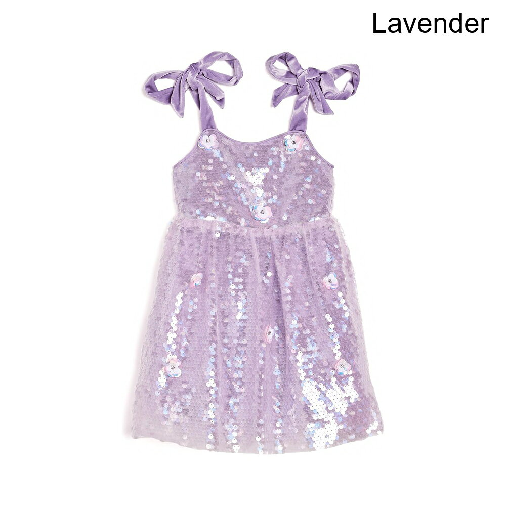 (取寄) ローラ・アンド・ザ・ボーイズ ラベンダーデイジーシークインドレス（トドラー/リトルキッド/ビッグキッド） lola and the boys Lavender Daisy Sequin Dress (Toddler/Little Kid/Big Kid)